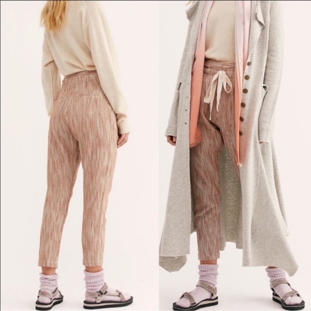 NEW Free People Light at Sunrise Crop Pants 6 - Picture 2 of 12